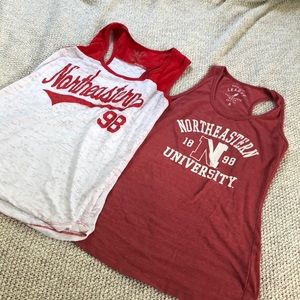 Northeastern University Tank Set of Two
